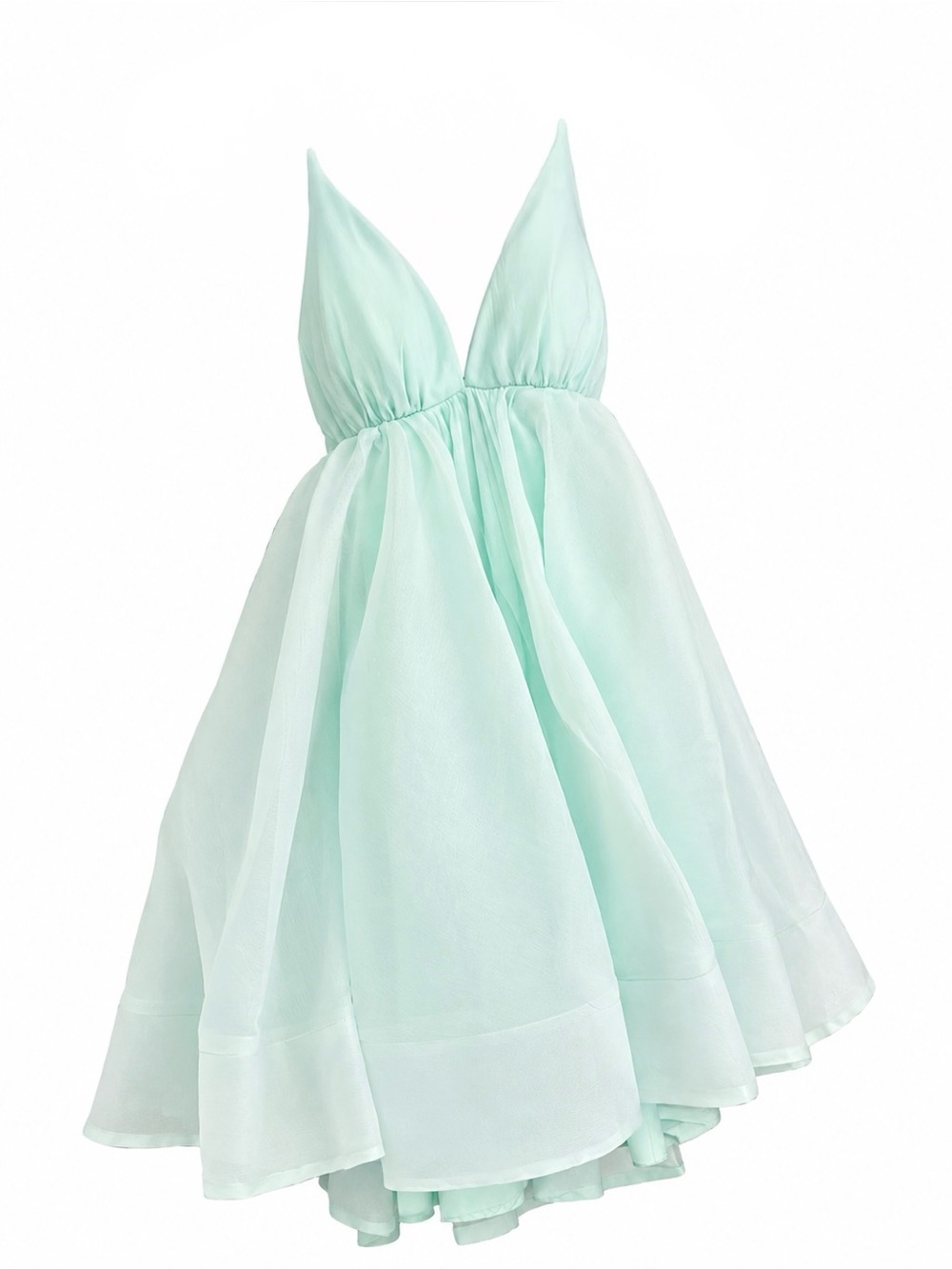 Girls' Mint Chiffon Party Dress